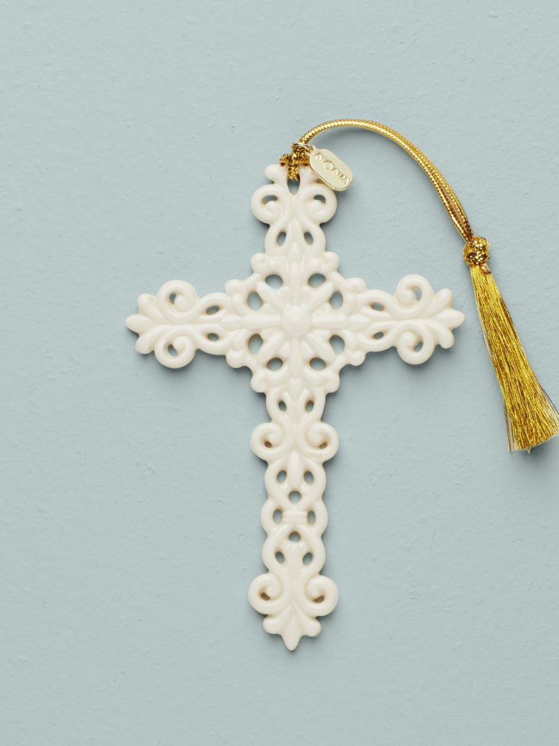 2023 Snow Fantasies Cross Ornament